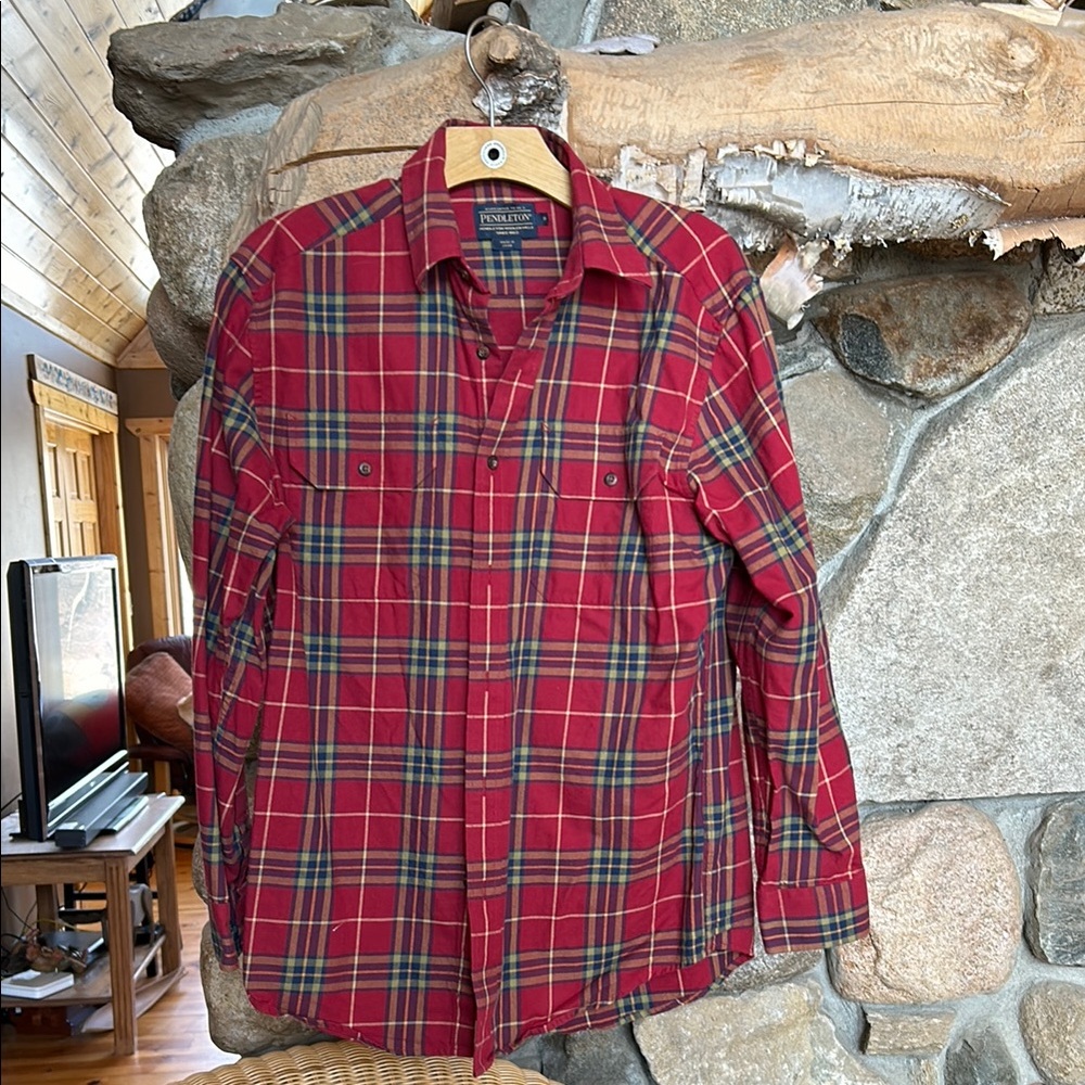 Pendleton Red Plaid Shirt